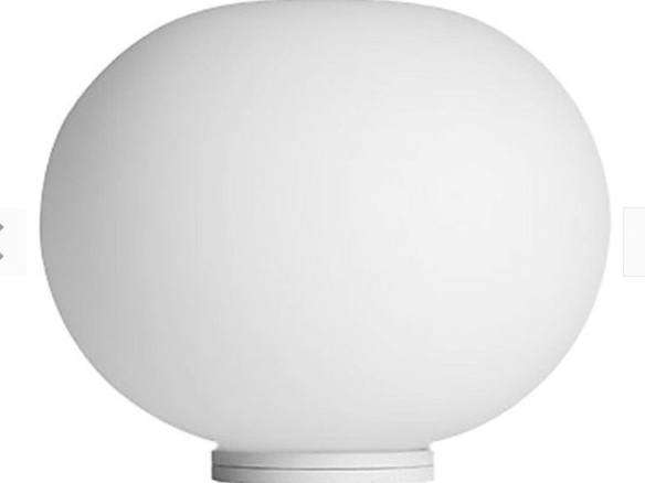 glo ball basic zero table lamp by flos  