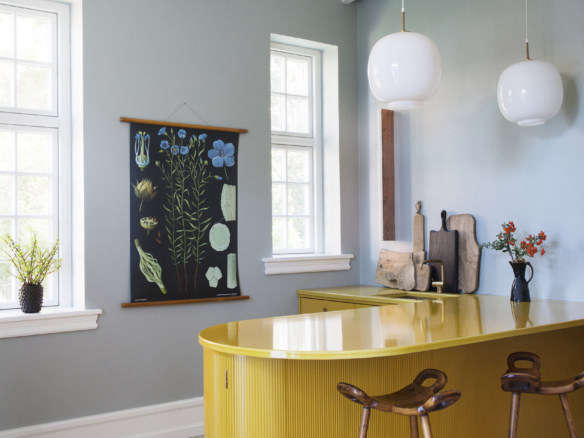 Steal This Look A Deep Yellow Shaker Kitchen in London portrait 6