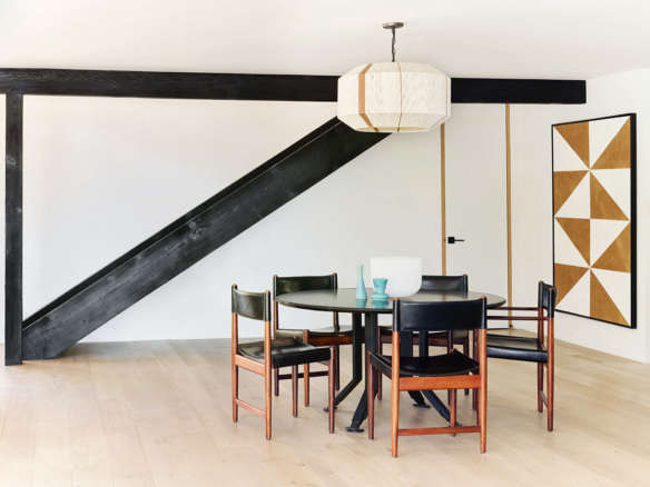 romanek design studio malibu house dining  
