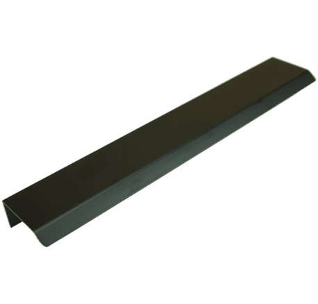 matt black aluminium cabinet profile pull handle 2 sizes available  