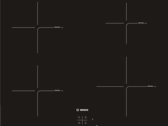 bosch serie 4 pue611bf1b electric induction hob – black 8