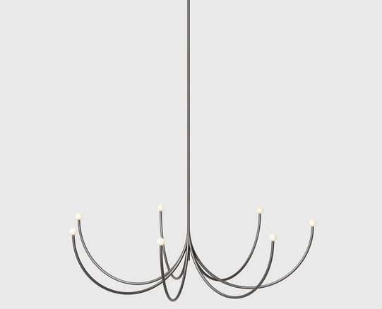 arca medium single tier chandelier  