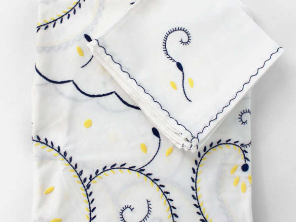 isilda parente round cotton tablecloth 8
