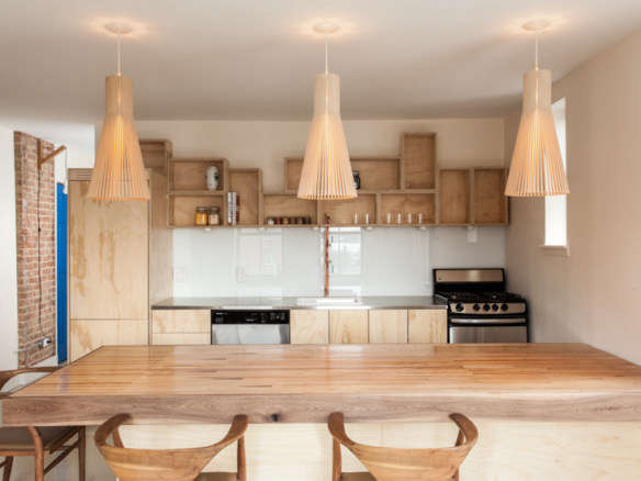 Kitchen of the Week An Undulating Wood Kitchen in Melbourne Curves Included portrait 41