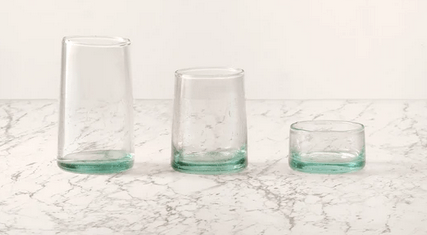 medium moroccan water glass