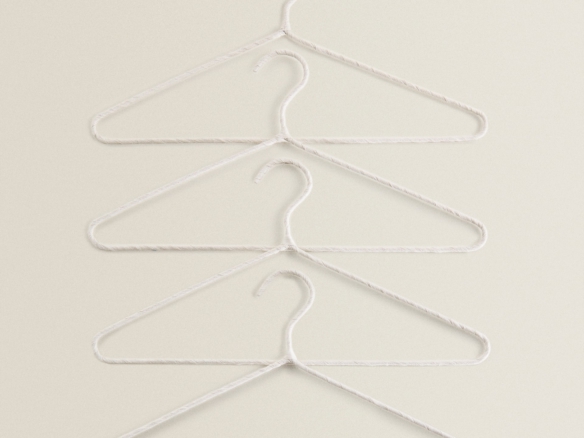 beige cotton and linen hangers 8
