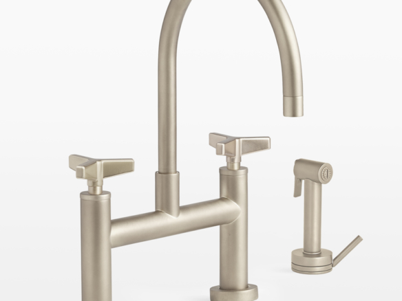 blair cross handle kitchen faucet with sprayer 8
