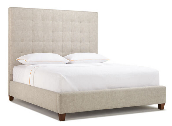 butler tall queen floating rail bed  