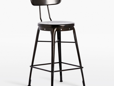 cobb indoor outdoor counter stool with back  