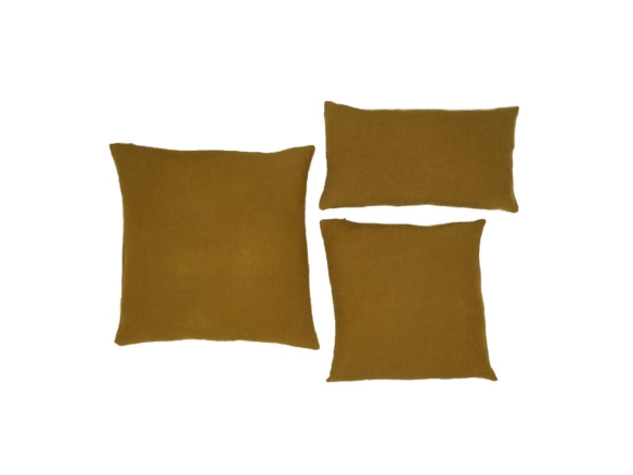 hawkins new york simple linen pillows bronze  