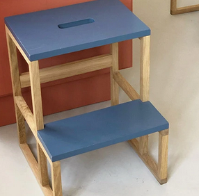 tripper stool misty blue  