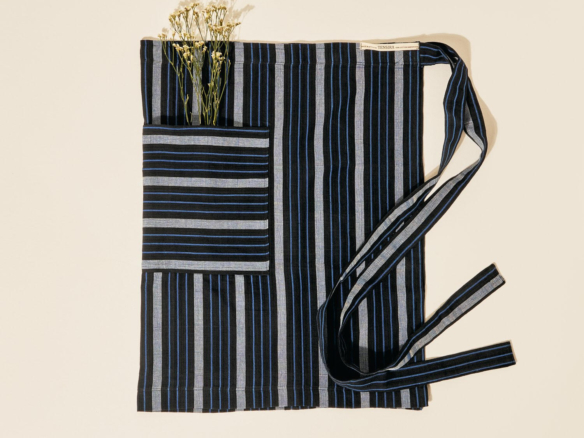 tensira half apron – blue & black 8