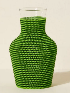 beaded water carafe – green 8