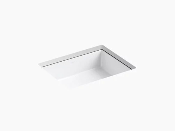 kohler verticyl rectangle undermount bathroom sink  