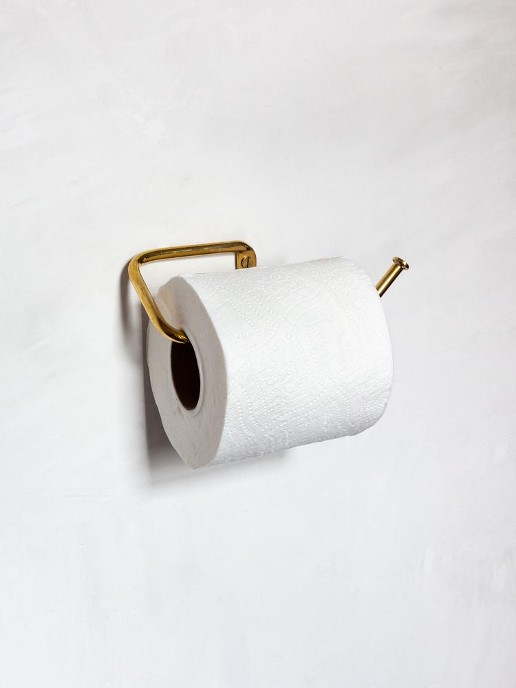 muro kanamono toilet paper roll brass