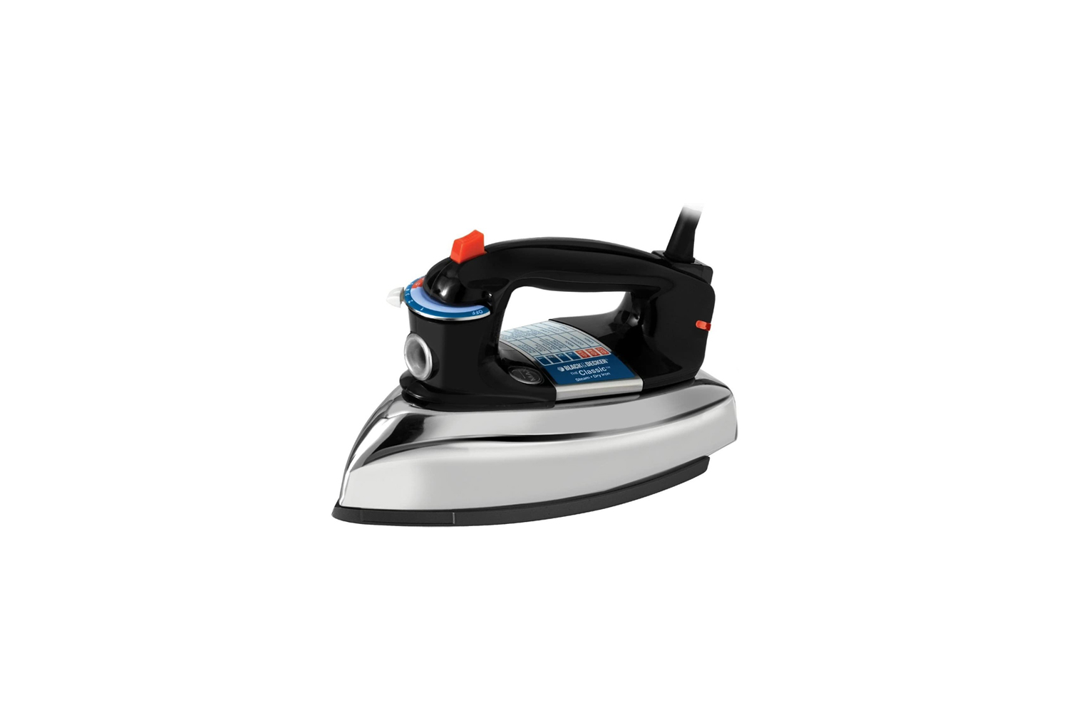 looking for a basic iron without bells and whistles? the black + decker classic 17