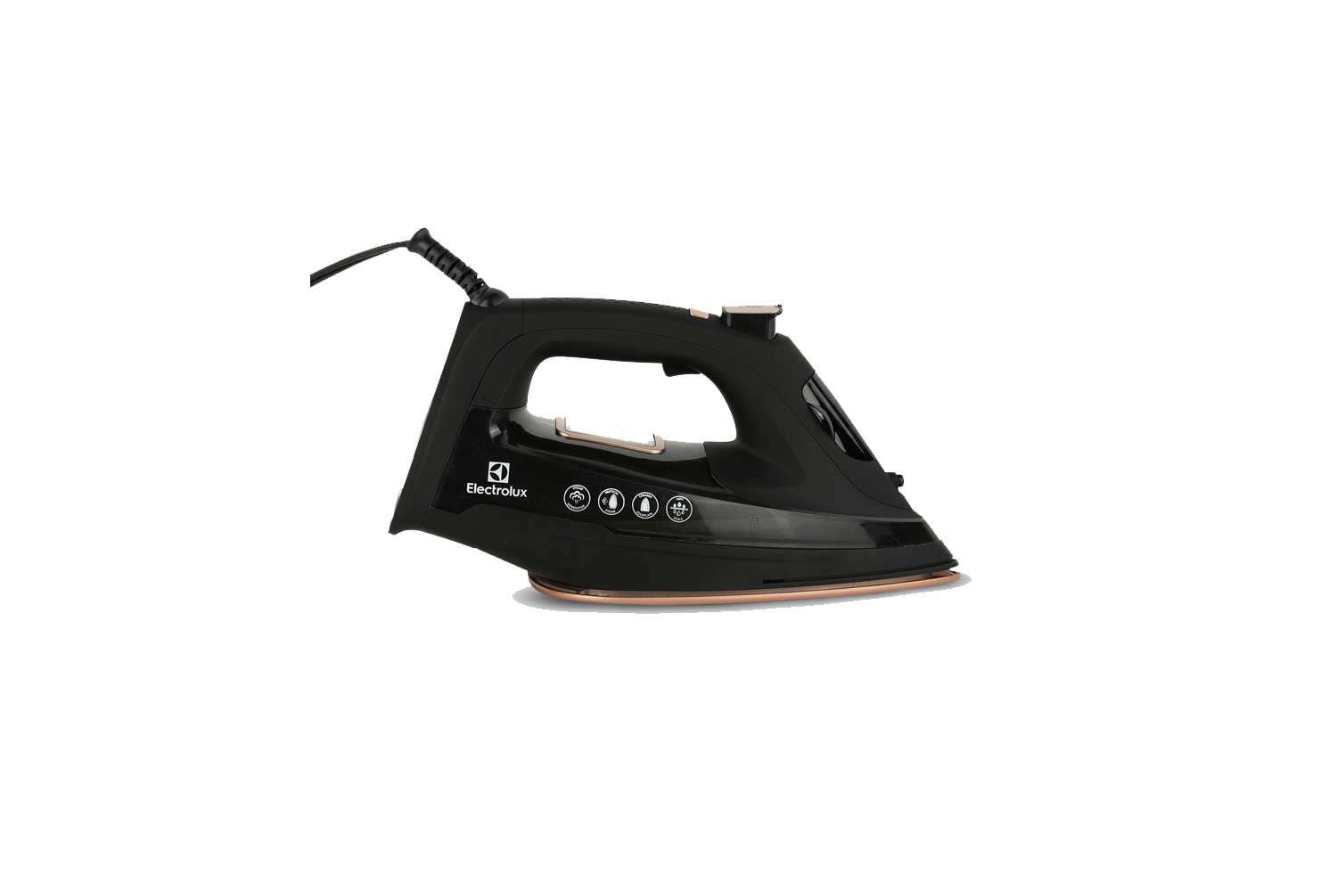 the electrolux steam iron features an even heat nonstick ceramic sole plate, co 9
