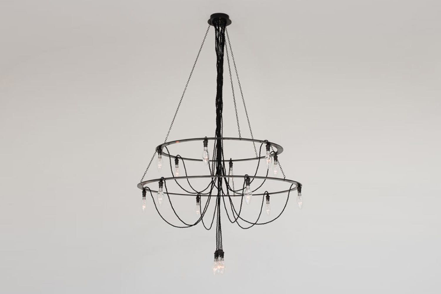 the farol chandelier by uk designers bowles and linares is made with either ste 14