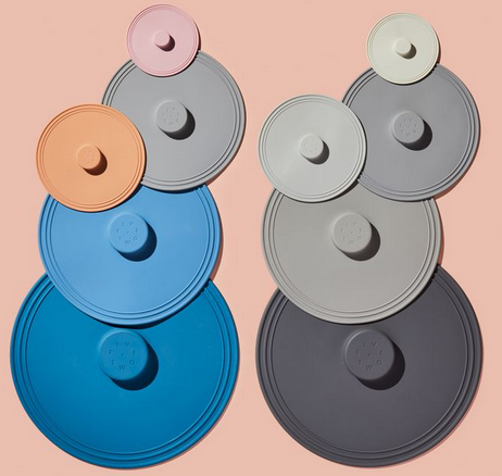 five two airtight silicone lids  