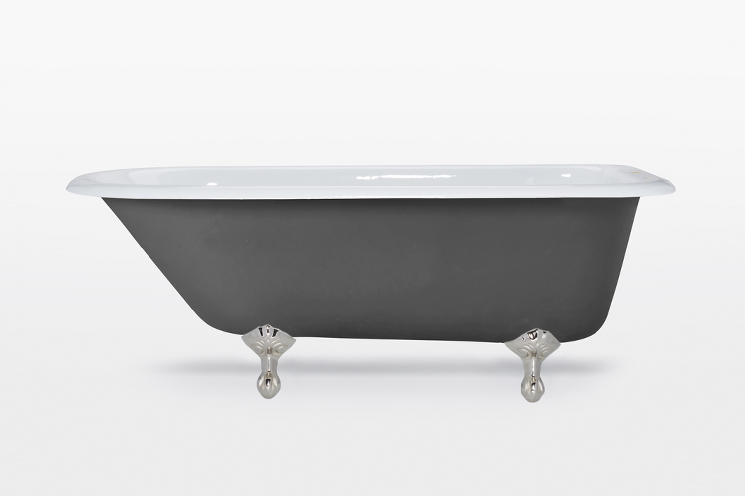 the rejuvenation 5 foot clawfoot tub with a gray exterior is $3,736. 14