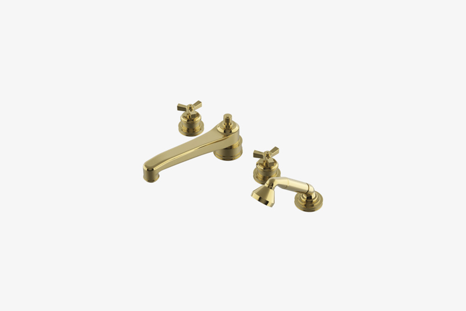the waterworks aero tub filler faucet shown in brass is $4,450. 13