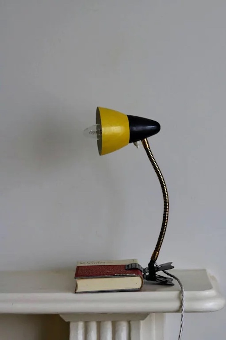 this sweet little 1950s clip lamp is £152 from tat london. 16