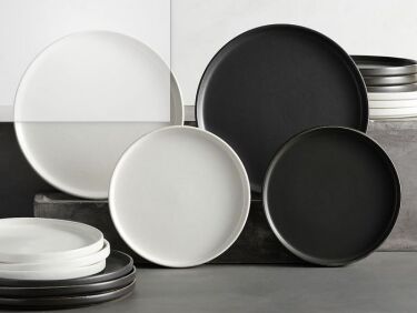 mason modern stoneware dinnerware collection  