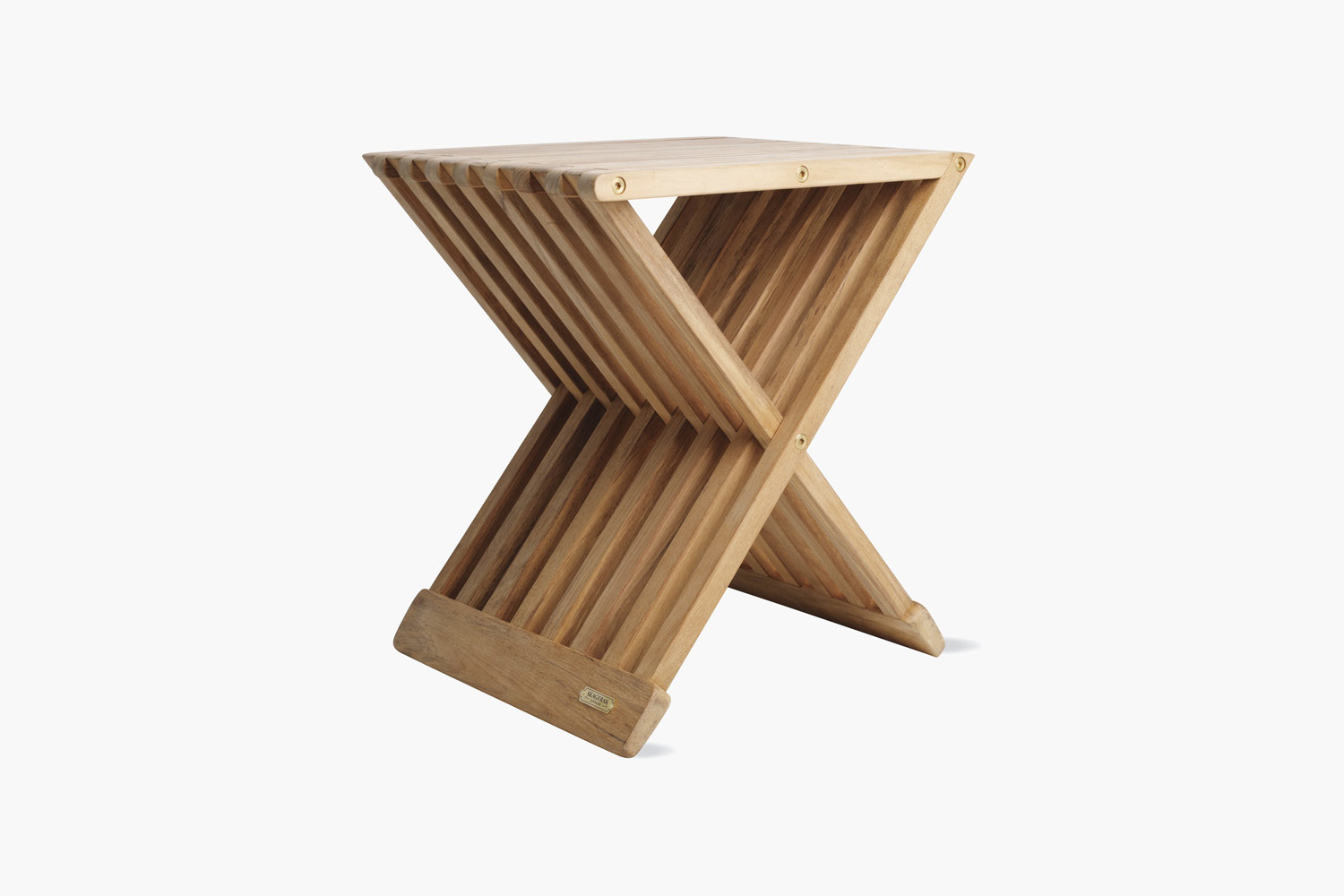 the skagerak fionia stool, designed by jens quistgaard, comes in teak; $336 at 12