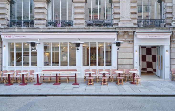 cafe compagnon is located on a quiet street close to the palais royal and the l 9
