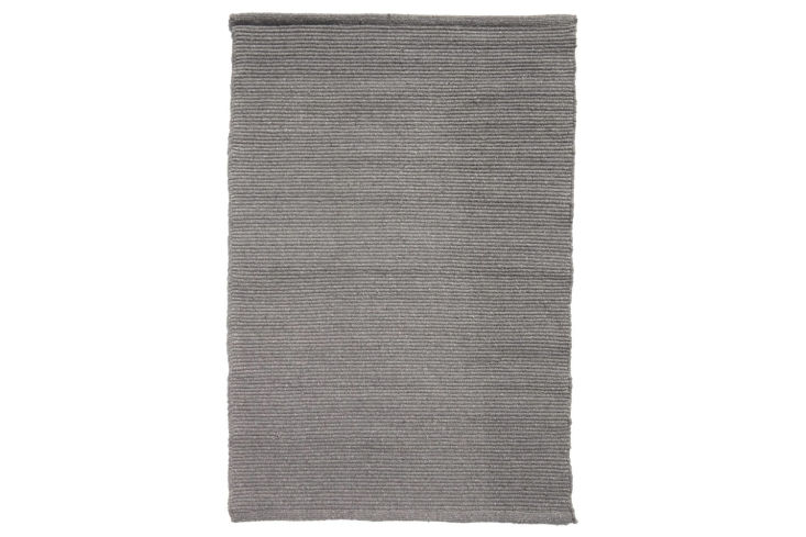 the hook & loom solid medium grey flatweave eco cotton rug starts at \$\2\2 26