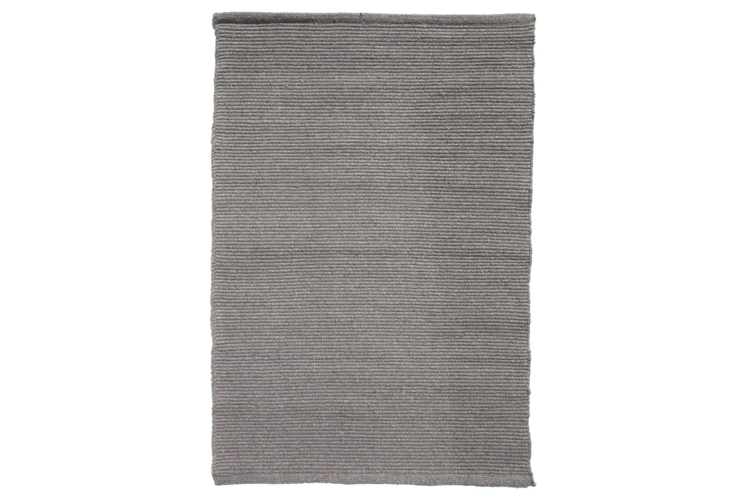 hook & loom solid medium grey flatweave eco cotton rug 9