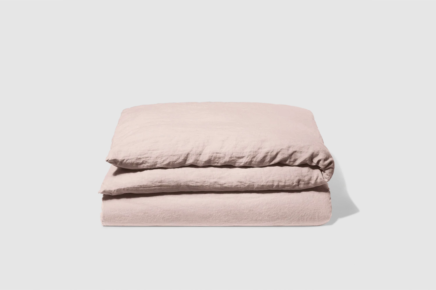 the merci washed linen duvet cover in pink beige is €\245 for the double size. 16