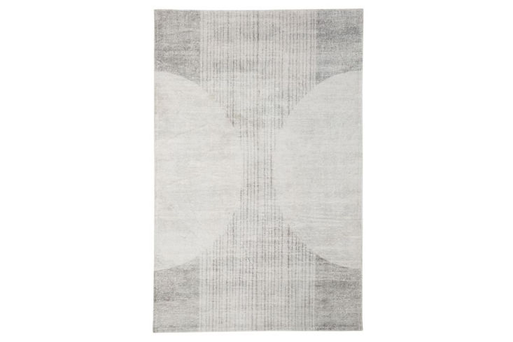 the west elm kids boho washable rug light gray is made of polyester and designe 14