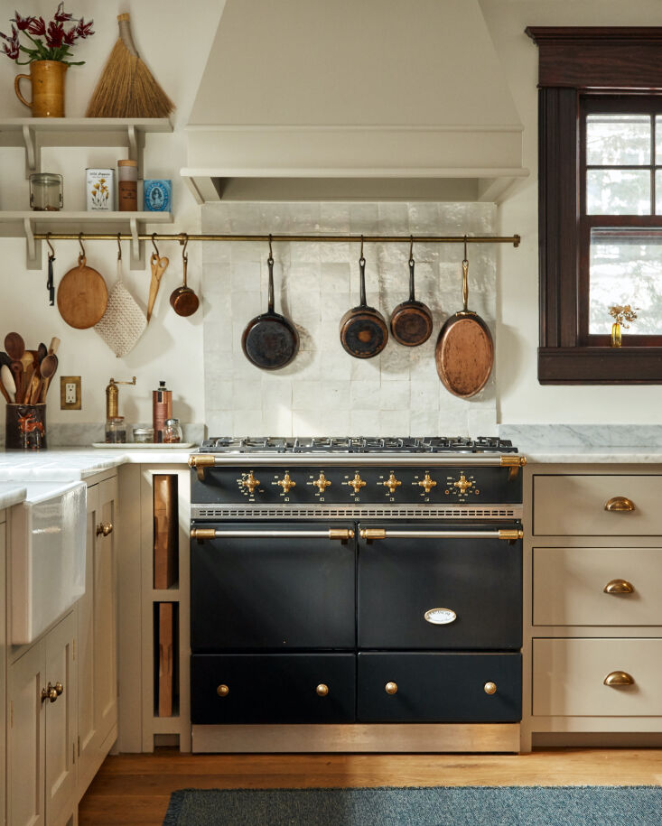 danielle and paul wanted a european feel for the kitchen. to go with devol& 9