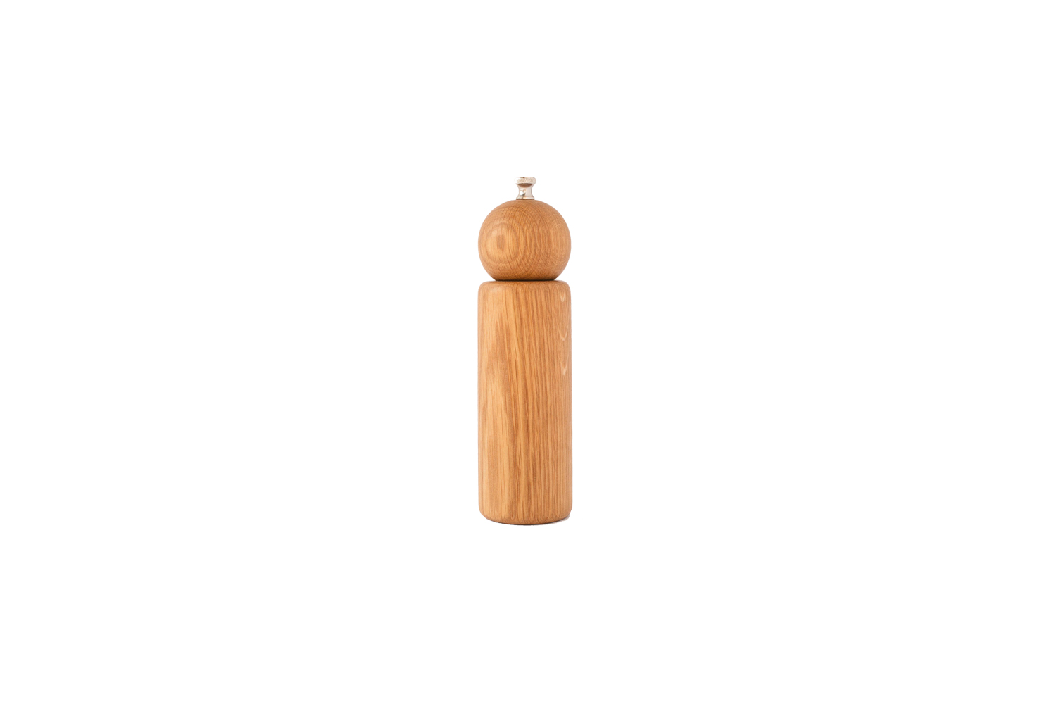 seen in the kitchen is the butler spice mill in oak from de jong and co.; $1 22
