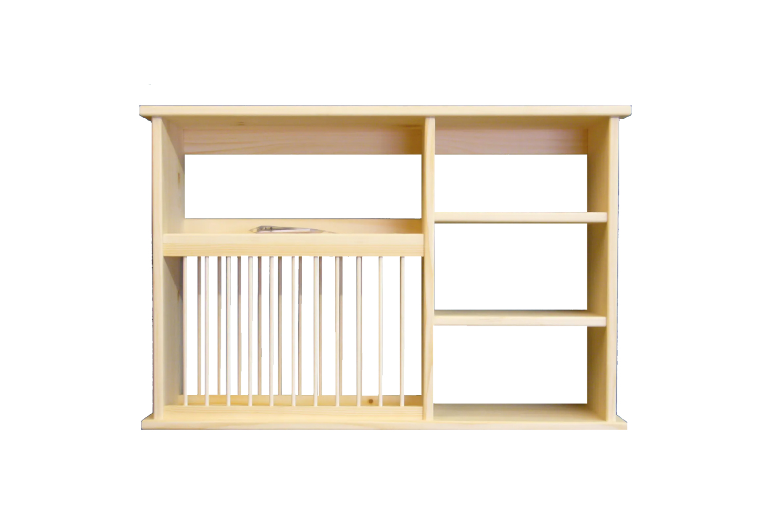 holliwat triple shelf wood plate rack 14