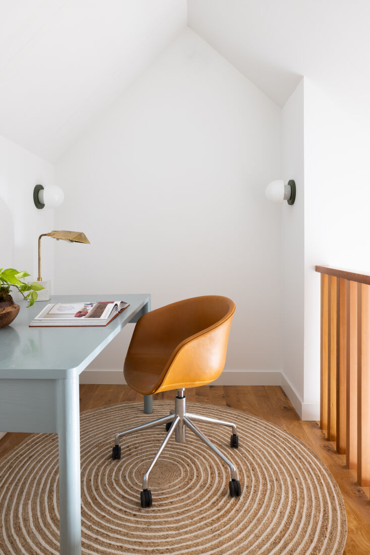 in the loft: a tucked away home office space. 21