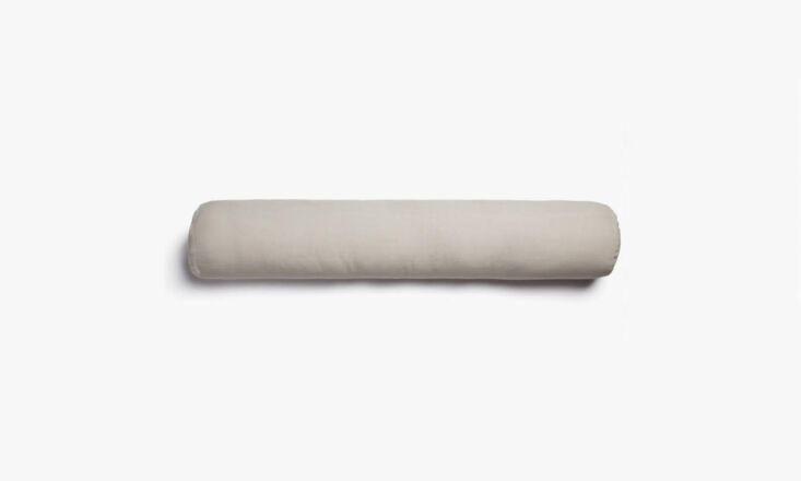 the vintage linen bolster pillow cover in natural is $109 from parachute. (it 20