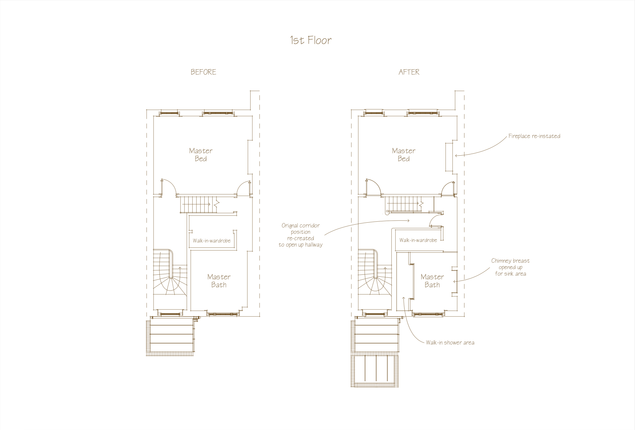 mark lewis interior design primrose hill townhouse floor plan before and after 26