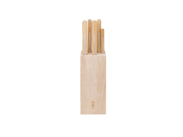 opinel parallele knife set with block  