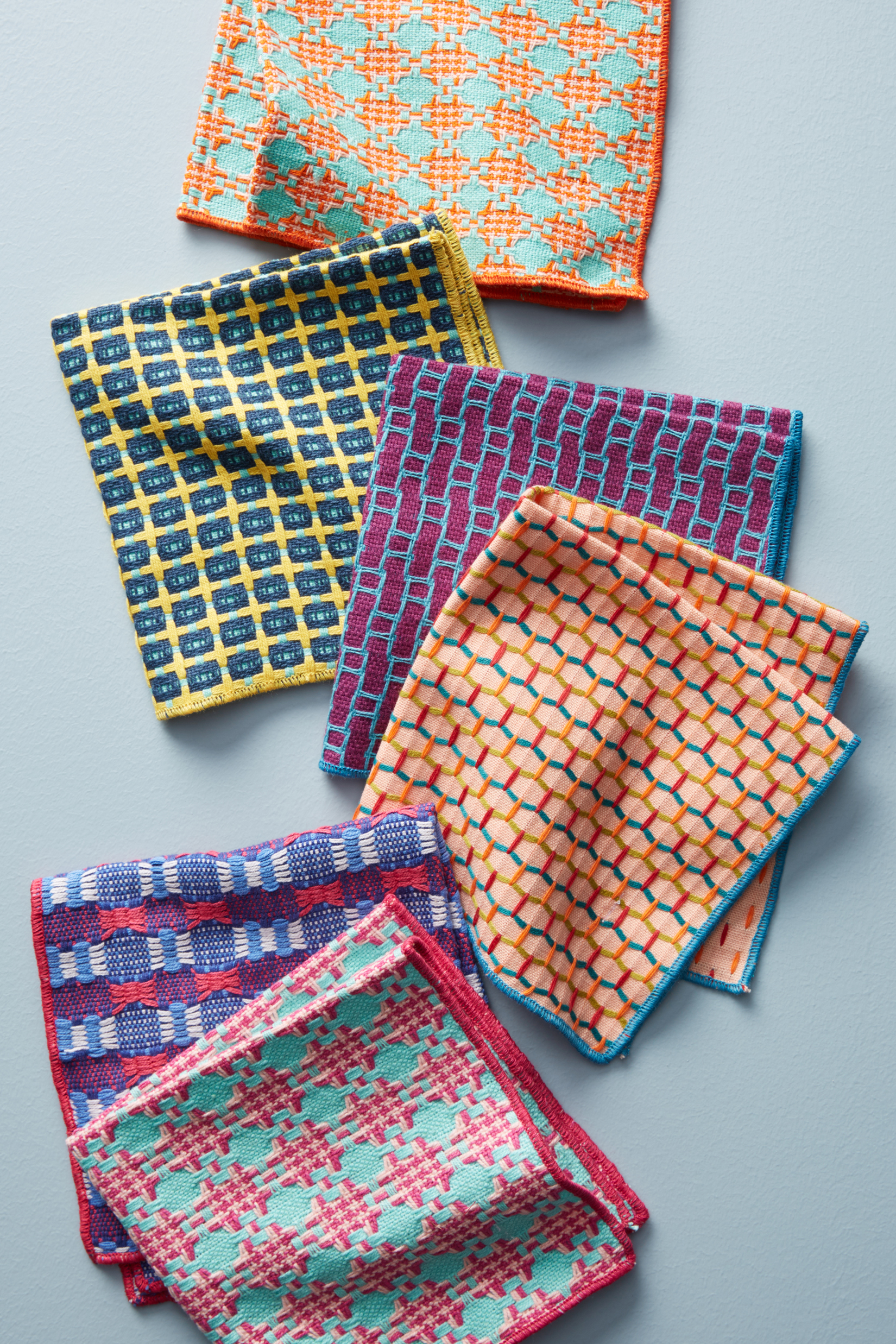 woven geo dishcloths from anthropologie 1