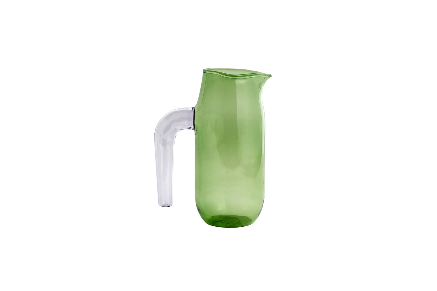the hay jug lilac handle green is \$50 at finnish design shop. 19
