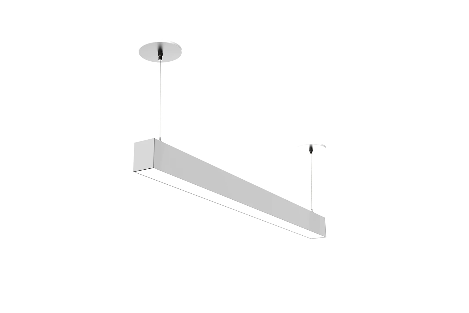 a similar white powder coated led light is the led linear fixture in white fini 14
