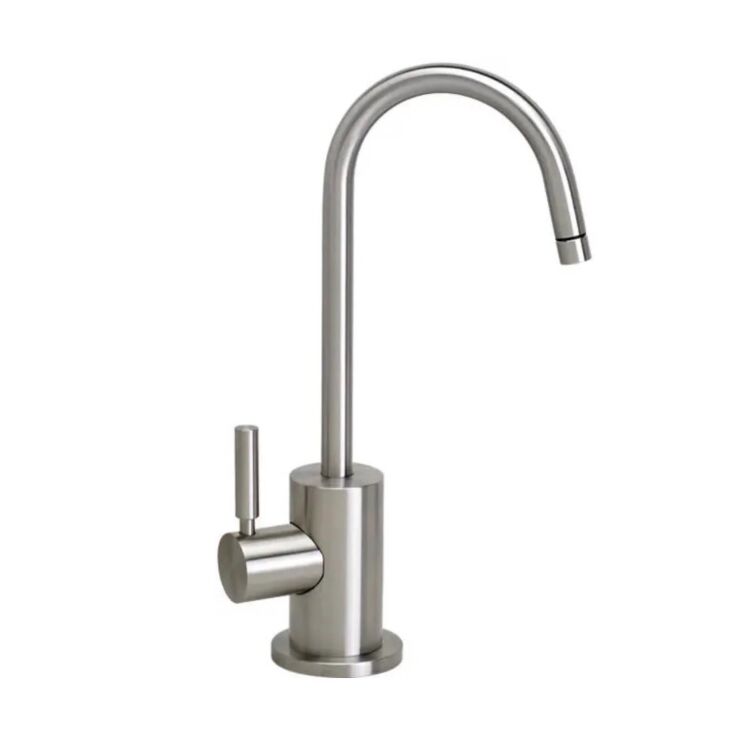 four waterstone parche filtration faucets in stainless steel are available for  14