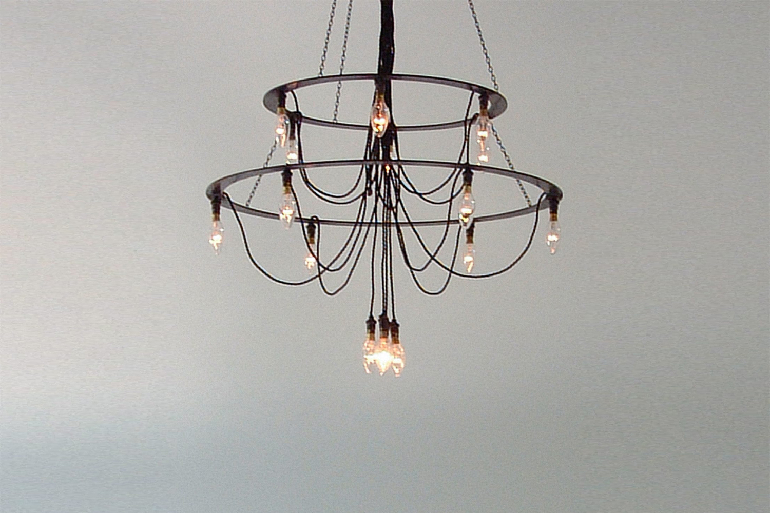 the farol chandelier by uk designers bowles and linares is made with either neg 10