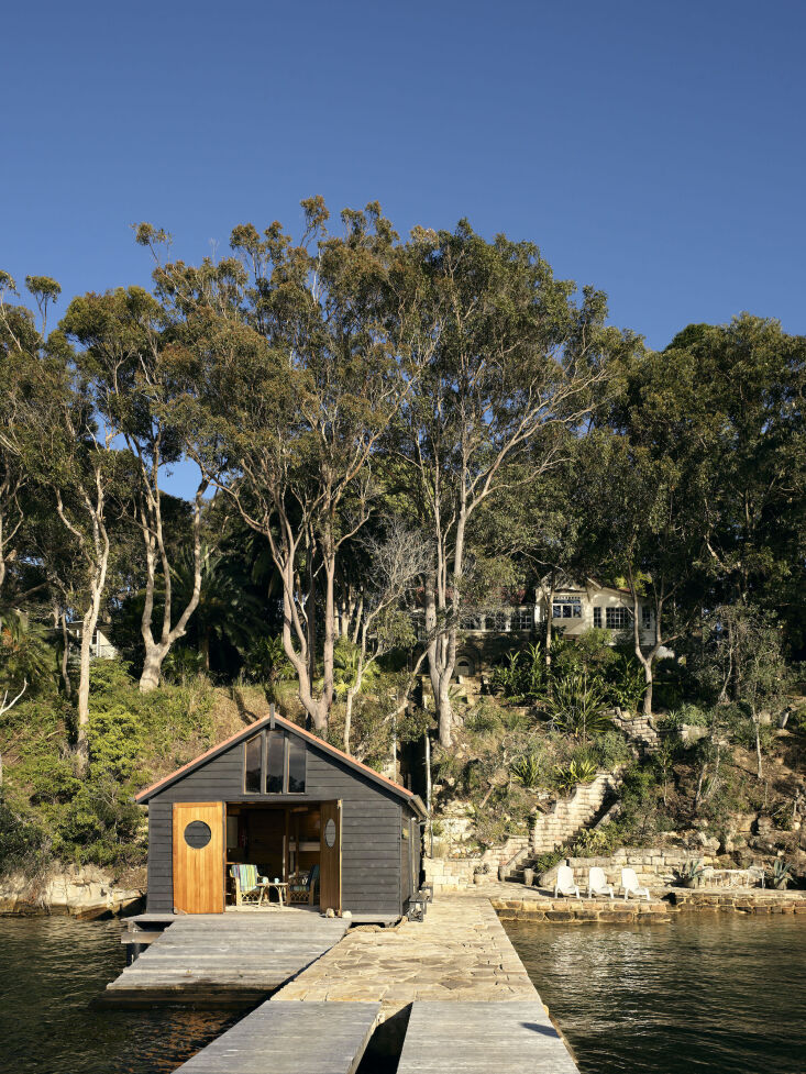 featuring a sleep loft with a view, the boathouse is an ideal napping spot. &am 21