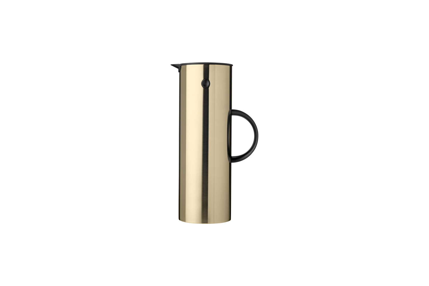 the stelton em77 vacuum jug in brass designed by erik magnussen is \$\15\1 at f 19