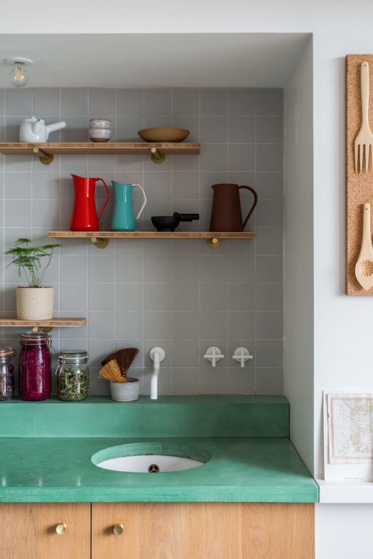the dansk pitchers spotted in architect ben allen’s own kitchen are vint 9