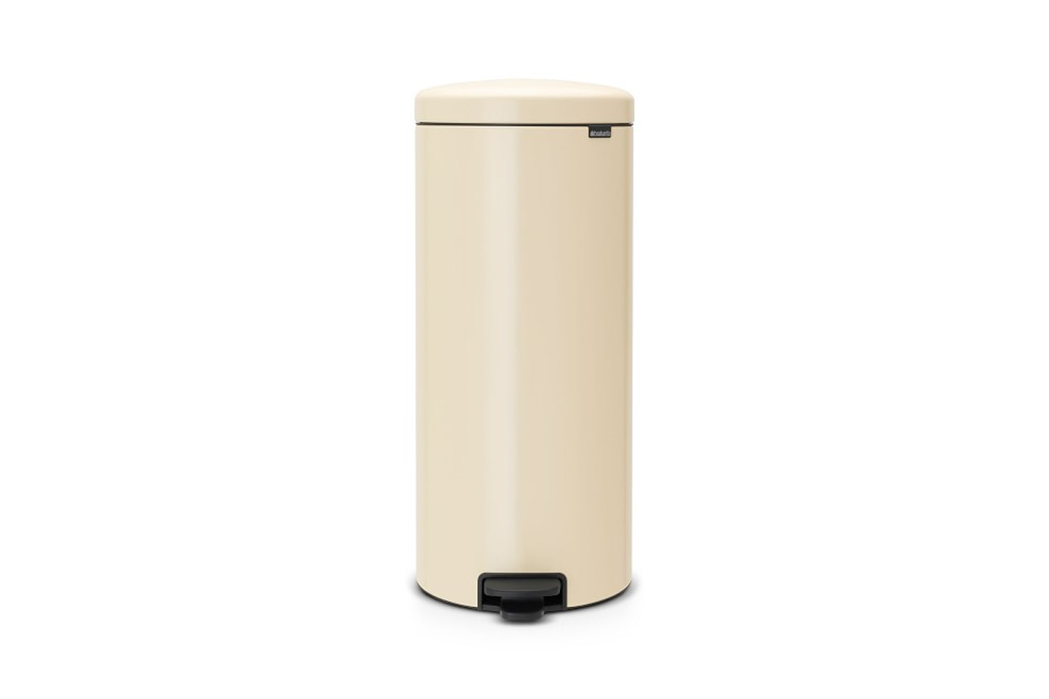 the brabantia newlcon step can in almond is \$99 at williams sonoma. 24