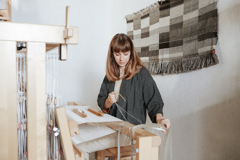 Fabrics  Linens Silk Pompom Quilt from Dia Living portrait 9